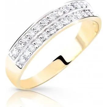 Prsten Cutie Diamonds Prsten ze žlutého zlata s třpytivými diamanty DZ8037-10-X-1 52 mm + 2 měsíce na vrácení zboží