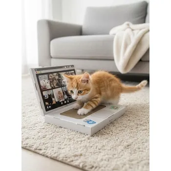 Sinsay - Škrabadlo pro kočky ve tvaru notebooku - sříbrná - 373JS-SLV - 373JS-SLV-ONE
