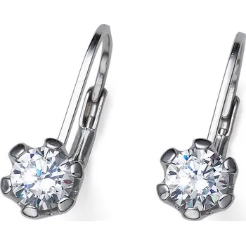 Šperk Oliver Weber Nadčasové stříbrné náušnice s kubickými zirkony Day 62139 + 2 měsíce na vrácení zboží