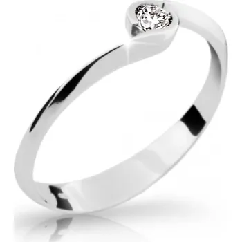 Prsten Cutie Diamonds Jemný prsten z bílého zlata s diamantem DZ6819-1914-10-X-2 64 mm + 2 měsíce na vrácení zboží