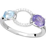 Silver Cat Hravý stříbrný prsten s kubickými zirkony Colored stones SC634 56 mm + 2 měsíce na vrácení zboží