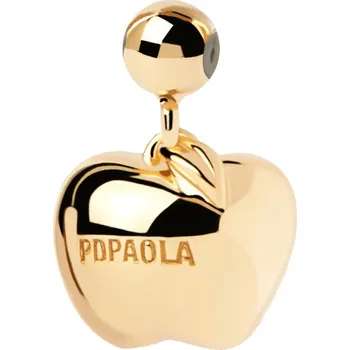 Šperk PDPAOLA Slušivý pozlacený přívěsek Jablko Charms CH01-089-U + 2 měsíce na vrácení zboží