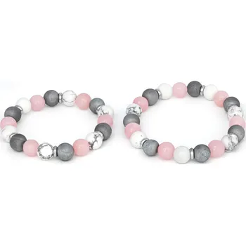 Náramek Agato Minerální náramek pro maminku s dcerkou MINK34/SET + 2 měsíce na vrácení zboží