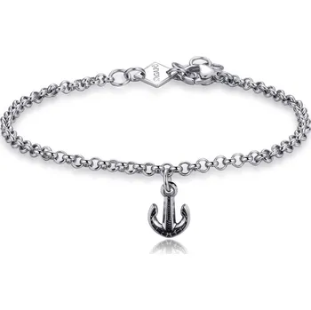 Náramek S'Agapõ Ocelový náramek pro muže Kotva Charisma SHS19 + 2 měsíce na vrácení zboží