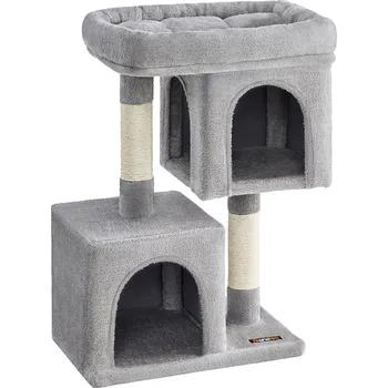 FEANDREA Škrabadlo, 48×32×70cm, šedé Kočičí strom