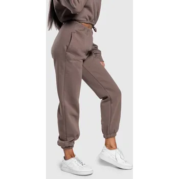 Dámské oversized tepláky Iron Aesthetics Simone, hnědé : Barva - Hnědá, Velikost - S