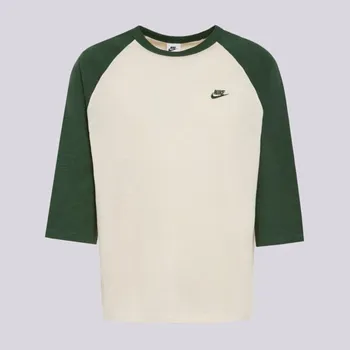 Dámské tričko Nike Tričko M Nk Club 3/4 Raglan Top Vícebarevná S
