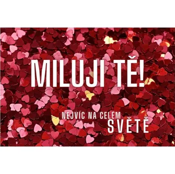 metr Kartička Miluji tě