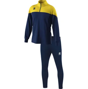 ERREA´ ERREA BLAKE Zimní tréninkový set BARVA: tmavě modrá - žlutá, Velikost: XXXL Zimní tréninkový set – mikina Blake + kalhoty Flann