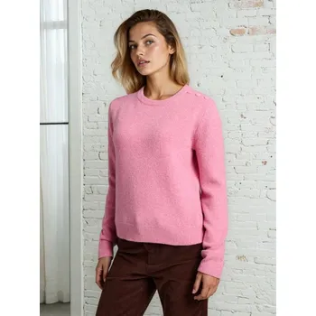 Dámské oblečení Sinsay - Svetr s příměsí vlny - růžová - 252FJ-38M - 252FJ-38M-XL