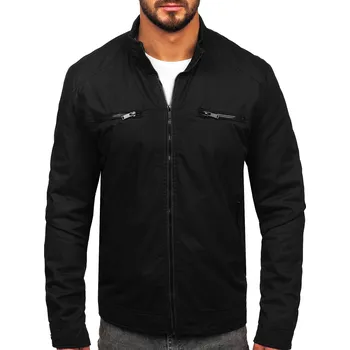 Pánská móda Černá pánská přechodová bunda Bolf 84M3002 - 2XL