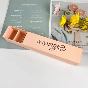 Dárková krabička Krabička na 6 makronek, růžová SunShine