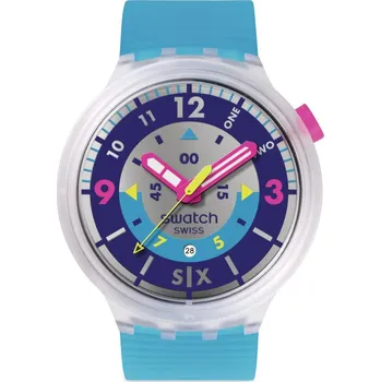 Módní doplněk Swatch Neon Hielo SB01K400 + 2 měsíce na vrácení zboží