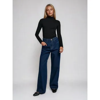 Sinsay - Džíny wide leg - námořnická modrá - 216HC-95J - 216HC-95J-42