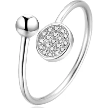 Prsten Agato Krásný otevřený prsten ze stříbra AGT-R66W 62 mm + 2 měsíce na vrácení zboží