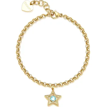 Náramek S'Agapõ Pozlacený náramek s hvězdičkou Lucky Light SKT44 + 2 měsíce na vrácení zboží