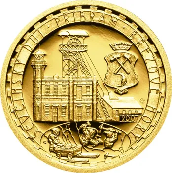 Sběratelství ČNB Zlatá mince 2500 Kč Ševčinský důl Příbram - Březové Hory | 2007 | Standard | 7,78 g