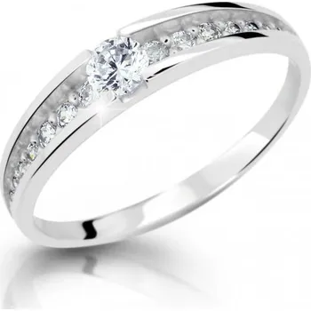 Prsten Cutie Jewellery Okouzlující prsten z bílého zlata se zirkony Z6723-2804-10-X-2 53 mm + 2 měsíce na vrácení zboží