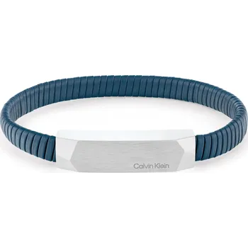 Šperk Calvin Klein Módní kožený náramek pro muže Magnify 35100013 + 2 měsíce na vrácení zboží