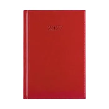 Diář Diář LIBRA denní A5 2027 český - červená
