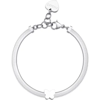 Náramek S'Agapõ Ocelový náramek Motýl Click SCK245 + 2 měsíce na vrácení zboží