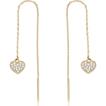 Módní doplněk S'Agapõ Módní pozlacené náušnice Srdíčka Aurora SAR53 + 2 měsíce na vrácení zboží
