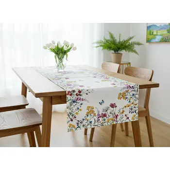 ubrus Vzorovaný ubrus - běhoun na stůl JARNÍ LOUKA II. 40x85 cm Mybesthome