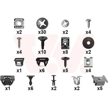 Nárazník Montážní sada, nárazník VAN WEZEL 0982794