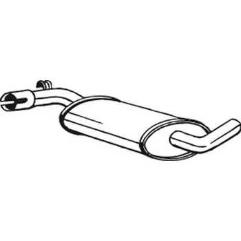 Tlumič výfuku Střední tlumič výfuku BOSAL 233-361