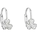 Evolution Group - Pavona Oslnivé visací náušnice Trojlístek se zirkony 11209.1 + 2 měsíce na vrácení zboží