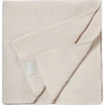 Zavinovačka Mimiconcept Zavinovací mušelínová plena Sand 120 x 120 cm