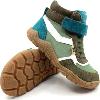 Chlapecká zimní obuv Barefoot zimní boty Koel - Rami Olive 38, Vnitřní délka boty: 24,9 cm, Vnitřní šířka boty: 9,2 cm