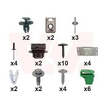 Nárazník Montážní sada, nárazník VAN WEZEL 4043793