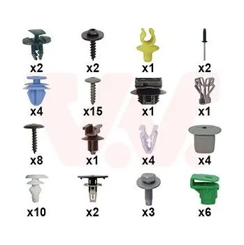 Nárazník Montážní sada, nárazník VAN WEZEL 4092794