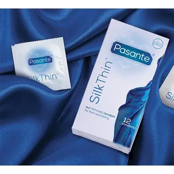 Pasante Silk Thin - kondomy, 12 ks krabička