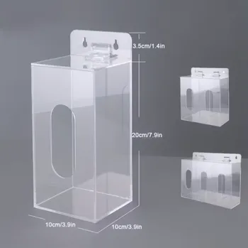 Vyšetřovací rukavice Akrylový dávkovač na rukavice a roušky Rozměr: 1 přihrádka