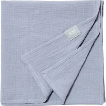 Dětské zboží Mimiconcept Zavinovací mušelínová plena Artic Blue 120 x 120 cm