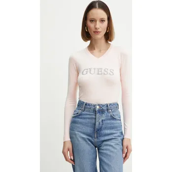 Dámské oblečení Svetr Guess HOLLY W5RR38.Z2NQ2 růžová 03X, vel. L