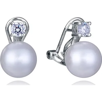 Módní doplněk Viceroy Elegantní stříbrné náušnice s perličkami 2327E000-60 + 2 měsíce na vrácení zboží