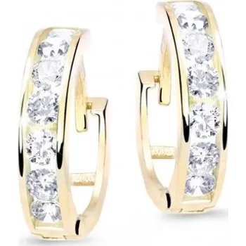 Náušnice Cutie Diamonds Slušivé dětské náušnice ze žlutého zlata s brilianty DC3345-10-00-X-1 + 2 měsíce na vrácení zboží