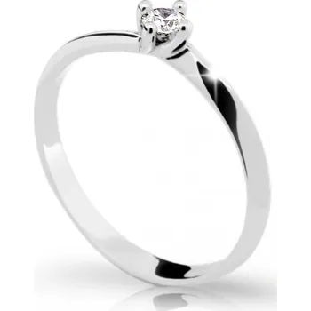 Prsten Cutie Jewellery Minimalistický prsten z bílého zlata Z6811-1907-10-X-2 48 mm + 2 měsíce na vrácení zboží