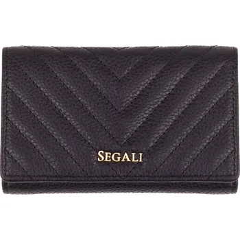 Peněženka SEGALI Dámská kožená peněženka 50512 black + 2 měsíce na vrácení zboží