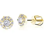 Cutie Diamonds Třpytivé náušnice ze žlutého zlata s diamanty DZ9002-3100-30-00-X-1 + 2 měsíce na vrácení zboží
