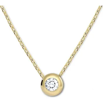 Náhrdelník Soliter Půvabný náhrdelník ze žlutého zlata 276 001 00021 00 + 2 měsíce na vrácení zboží