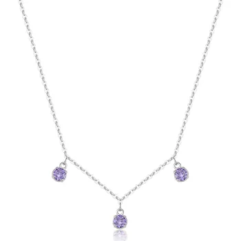 Módní doplněk S'Agapõ Ocelový náhrdelník s kubickými zirkony Dazzly SDZ142 + 2 měsíce na vrácení zboží