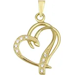 Soliter Módní zlatý přívěsek Srdce 249 001 00431 + 2 měsíce na vrácení zboží