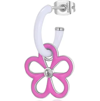 Módní doplněk S'Agapõ Ocelová single náušnice 2v1 Květina Vibes SVB53 + 2 měsíce na vrácení zboží