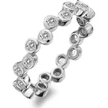 Hot Diamonds Luxusní stříbrný prsten s topazy Willow DR208 58 mm + 2 měsíce na vrácení zboží