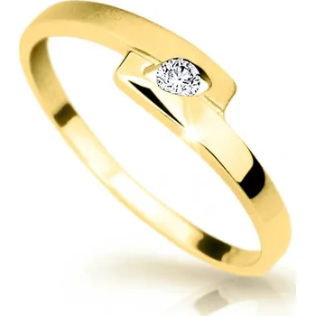 Prsten Cutie Diamonds Elegantní prsten ze žlutého zlata s briliantem DZ6725-1284-00-X-1 54 mm + 2 měsíce na vrácení zboží
