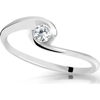 Prsten Cutie Jewellery Zásnubní prsten z bílého zlata se zirkonem Z6134-10-X-2 64 mm + 2 měsíce na vrácení zboží